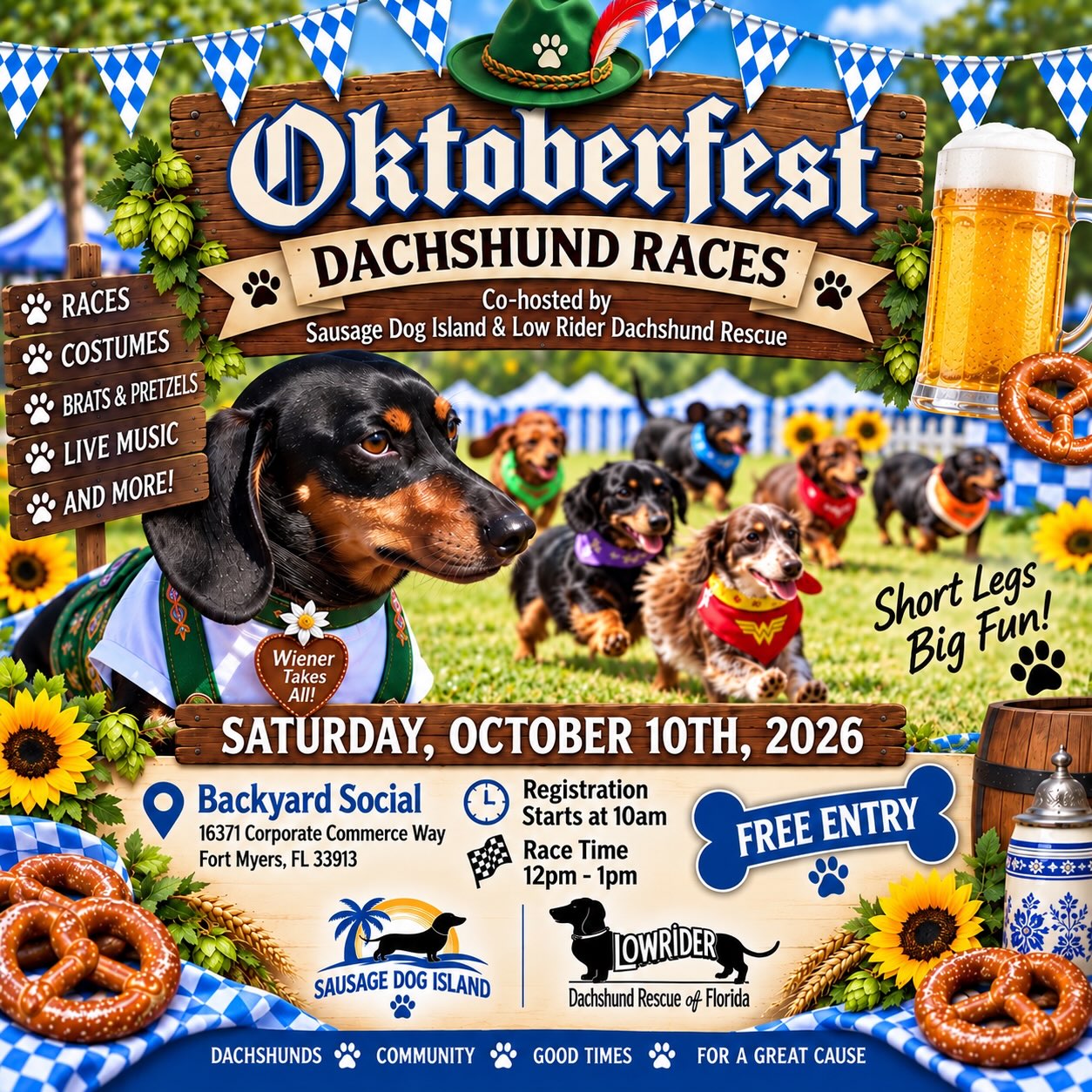 Oktoberfest Dachshund Races