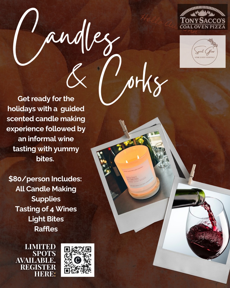 Candles & Corks at Tony Sacco's