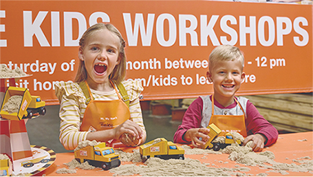 Free Home Depot Kids Workshop: Dump Truck
