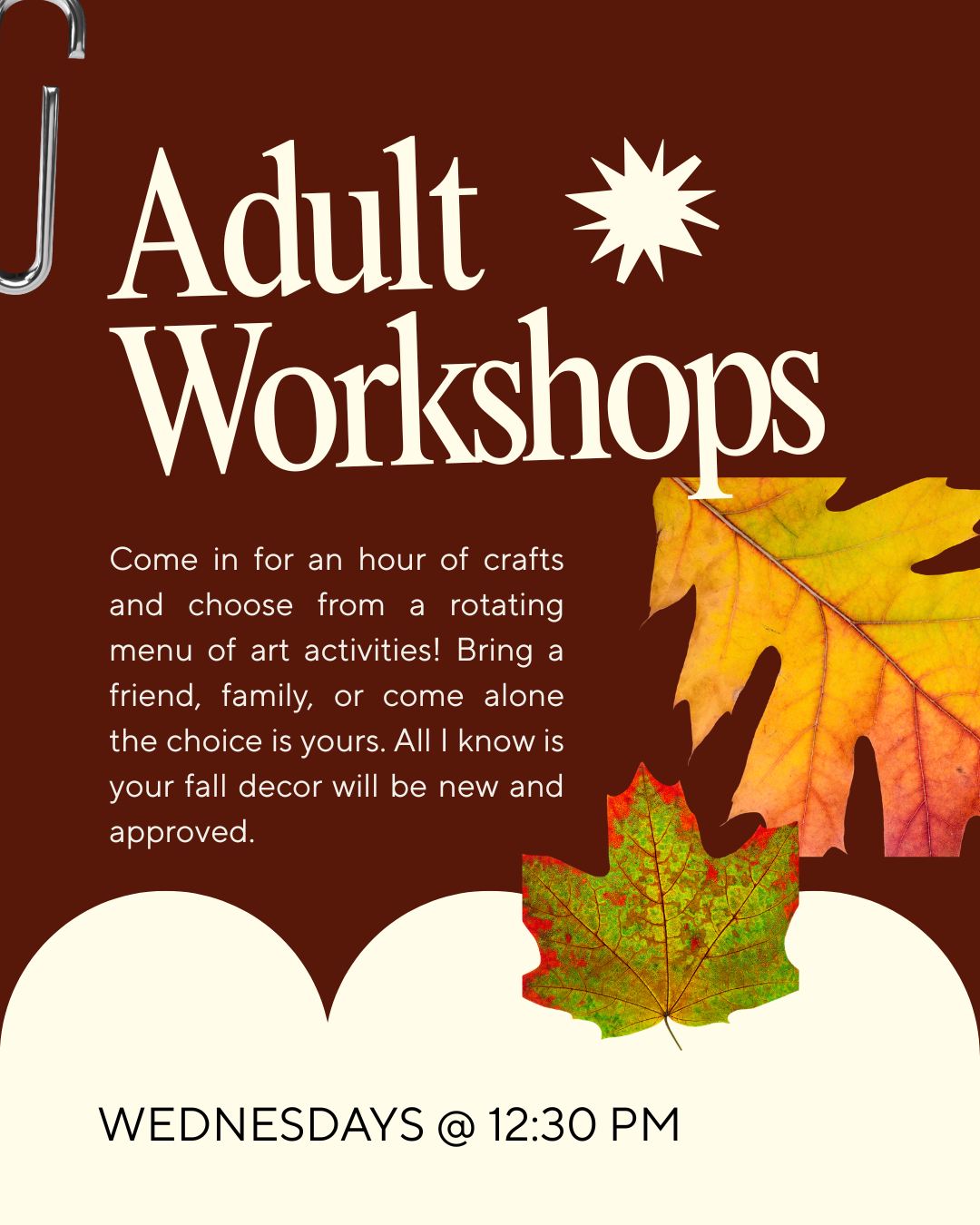Adult Fall Craft Workshops