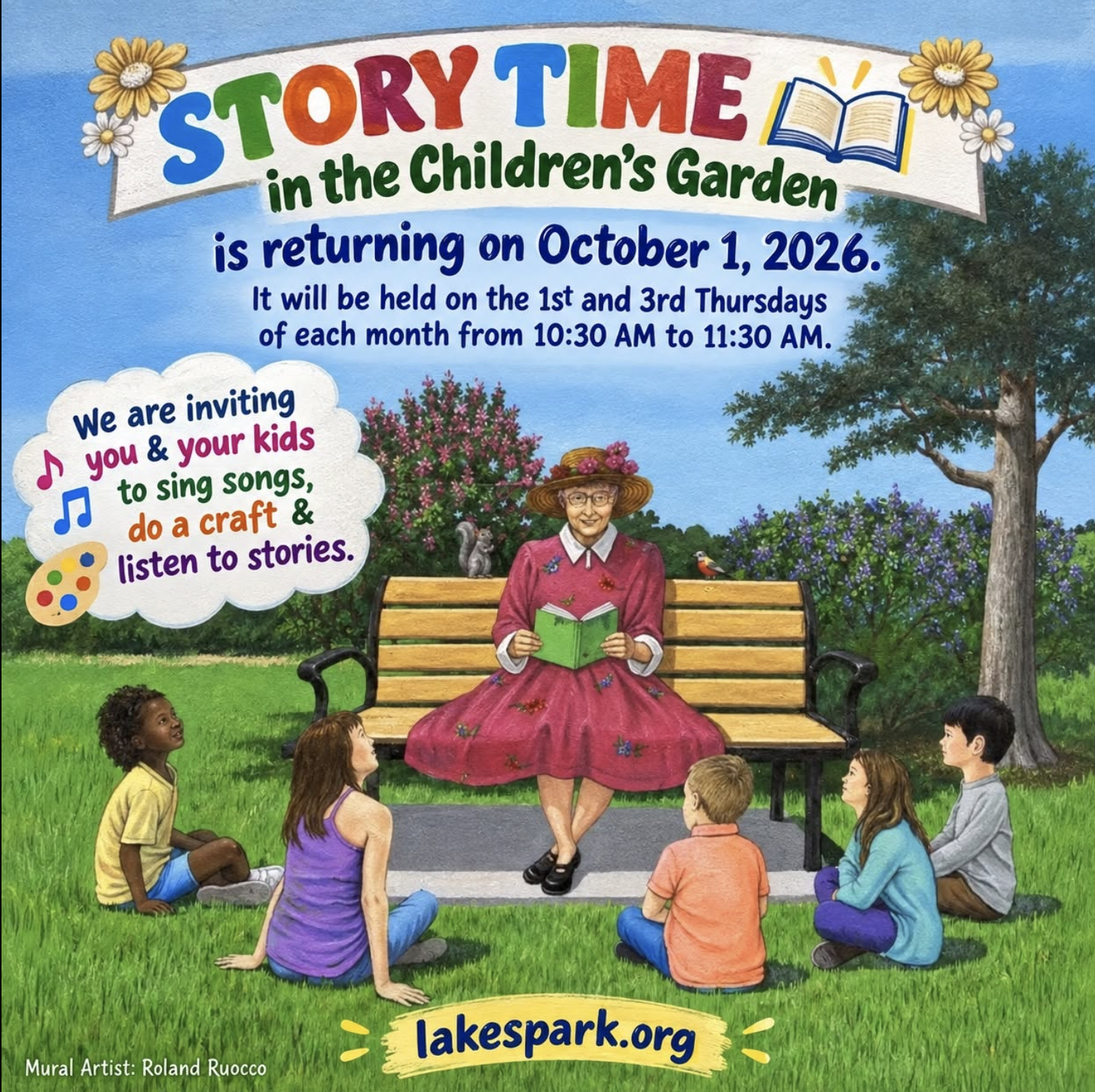Story Time in the Park - Children's Garden