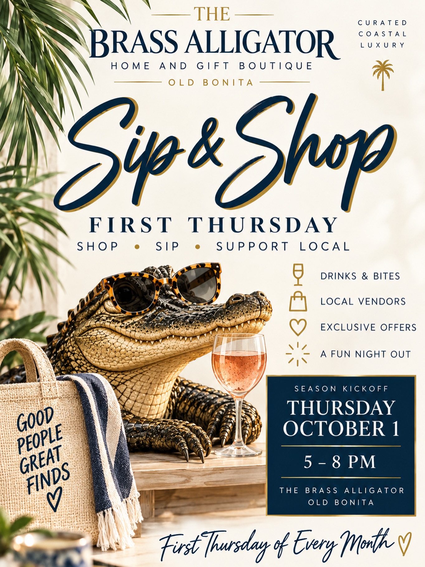 Sip & Shop - First Thursday